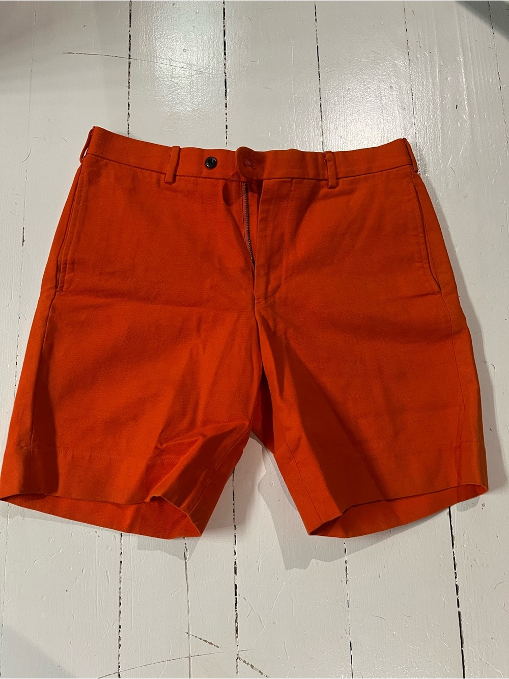 Sid Mashburn Men's Orange Chino Shorts